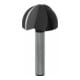 Bosch Hohlkehlfräser 1/4", R1 12,7 mm, D 25,4 mm, L 15,6 mm, G 49 mm