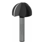 Bosch Hohlkehlfräser 1/4", R1 12,7 mm, D 25,4 mm, L 15,6 mm, G 49 mm