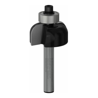 Bosch Hohlkehlfräser 1/4", R1 6,3 mm, D 25,4 mm, L 12,7 mm, G 54 mm