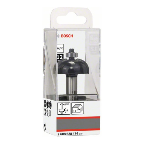 Bosch Hohlkehlfräser 12 mm R1 12 mm D 36,7 mm L 16 mm G 70 mm