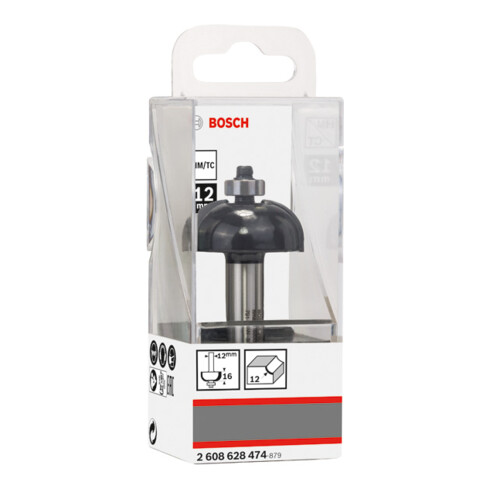 Bosch Hohlkehlfräser 12 mm R1 12 mm D 36,7 mm L 16 mm G 70 mm