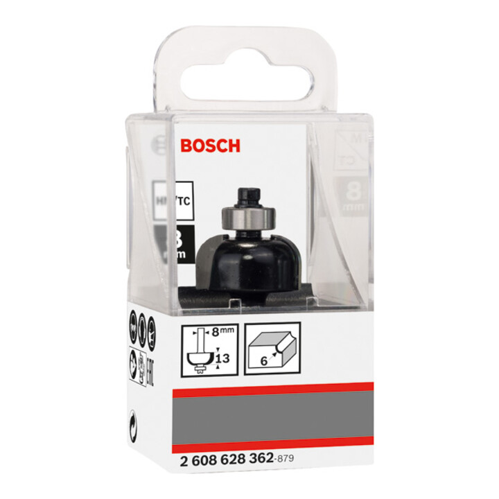 Bosch Hohlkehlfräser 8 mm R1 6 mm D 24,7 mm L 13 mm G 53 mm