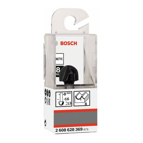 Bosch Hohlkehlfräser 8 mm R1 8 mm D 16 mm L 12,4 mm G 45 mm