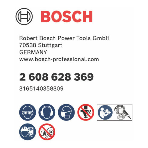Bosch Hohlkehlfräser 8 mm R1 8 mm D 16 mm L 12,4 mm G 45 mm