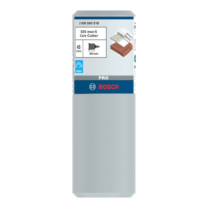 Bosch holle kernboor SDS max-9 45 x 80 x 112 mm