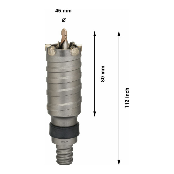 Bosch holle kernboor SDS max-9 45 x 80 x 112 mm