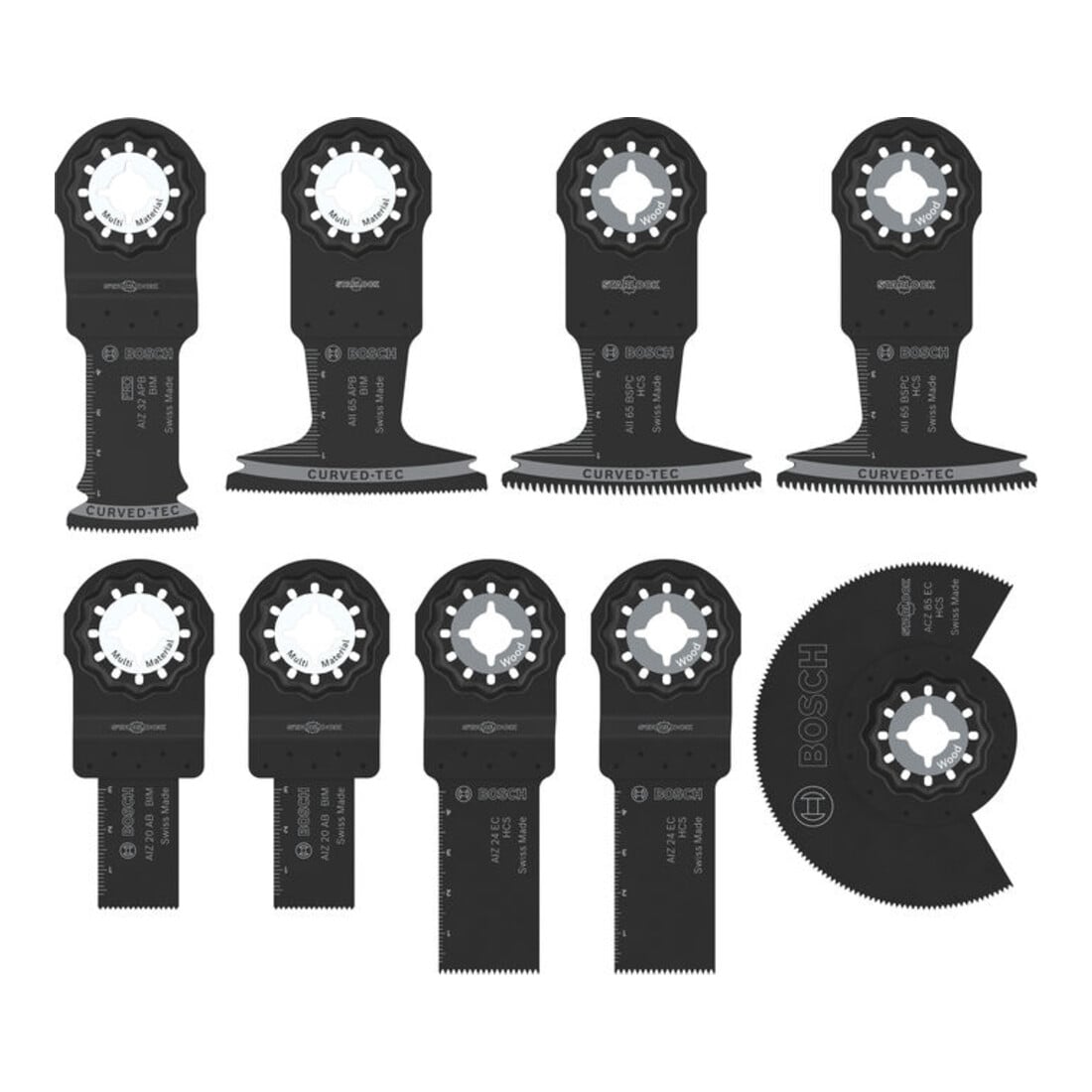 Bosch Holz- und Weichmetall-Set, 9-tlg.