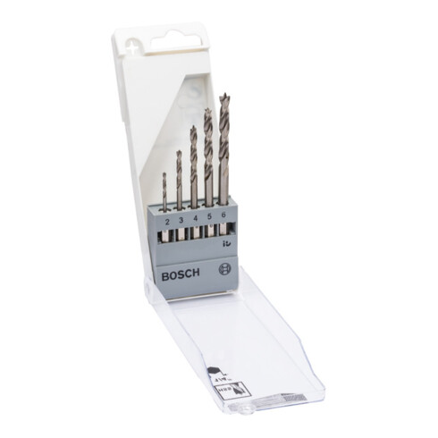 Bosch Holzbohrer-Set mit Sechskantschaft 5-teilig 2 - 6 mm