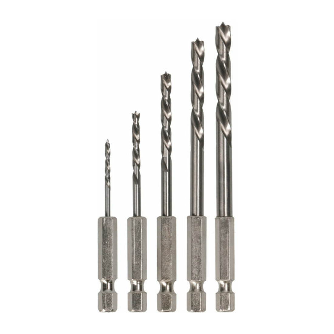 Bosch Holzbohrer-Set mit Sechskantschaft 5-teilig 2 - 6 mm