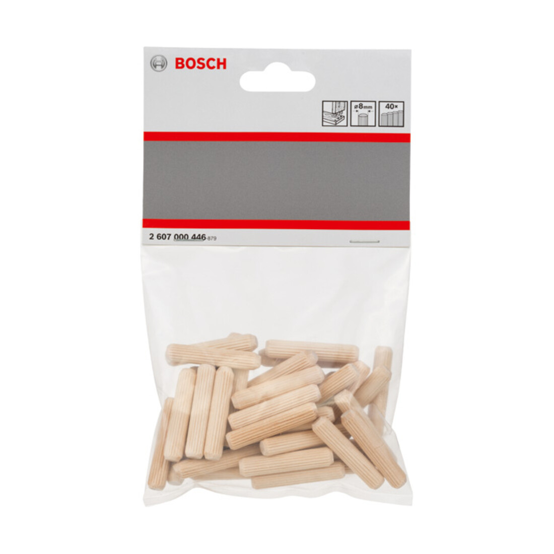 Bosch Holzdübel geriffelt