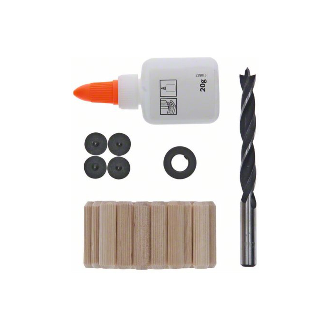 Bosch Holzdübel-Set 27-teilig 10 mm 40 mm