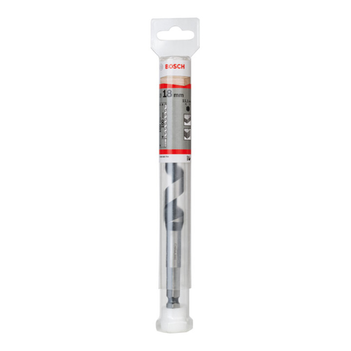Bosch Holzschlangenbohrer Sechskant 18 x 95 x 160 mm d 11,1 mm
