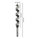 Bosch Holzschlangenbohrer Sechskant 26 x 170 x 235 mm d 11,1 mm-5