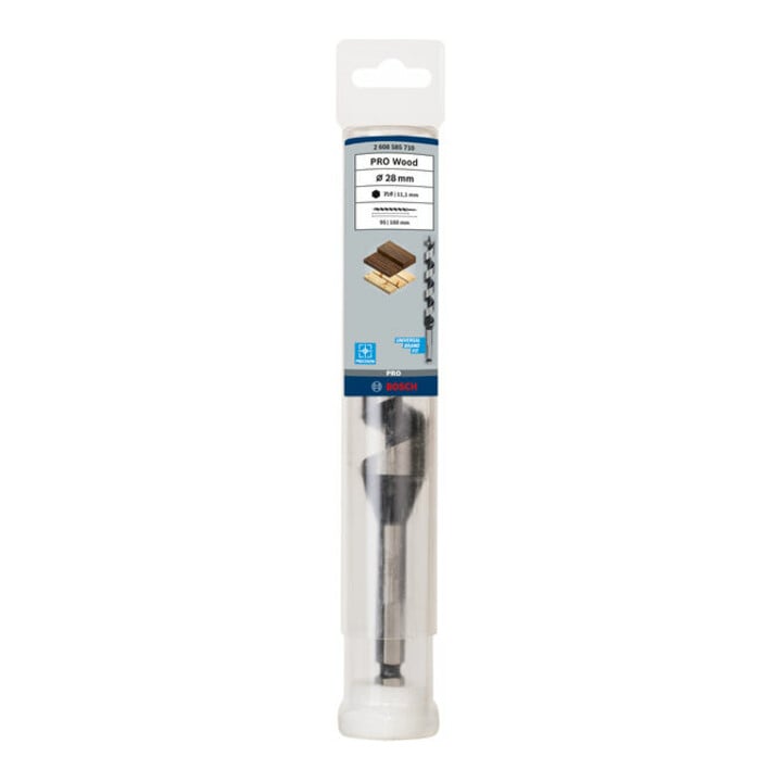 Bosch Holzschlangenbohrer Sechskant 28 x 95 x 160 mm d 11,1 mm