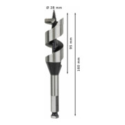 Bosch Holzschlangenbohrer Sechskant 28 x 95 x 160 mm d 11,1 mm-5