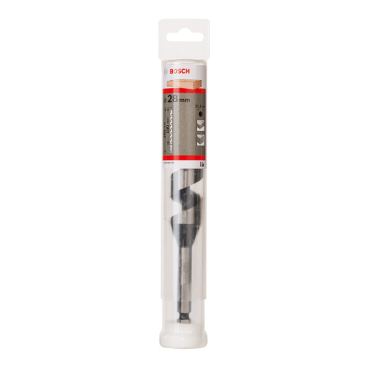 Bosch Holzschlangenbohrer Sechskant 28 x 95 x 160 mm d 11,1 mm