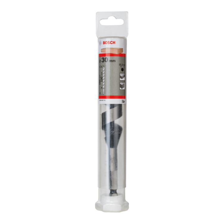 Bosch Holzschlangenbohrer Sechskant 30 x 95 x 160 mm d 11,1 mm