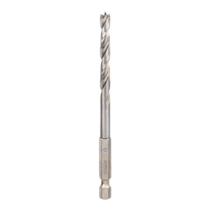 Bosch Holzspiralbohrer mit 1/4"-Sechskantschaft 6 x 63 x 106 mm