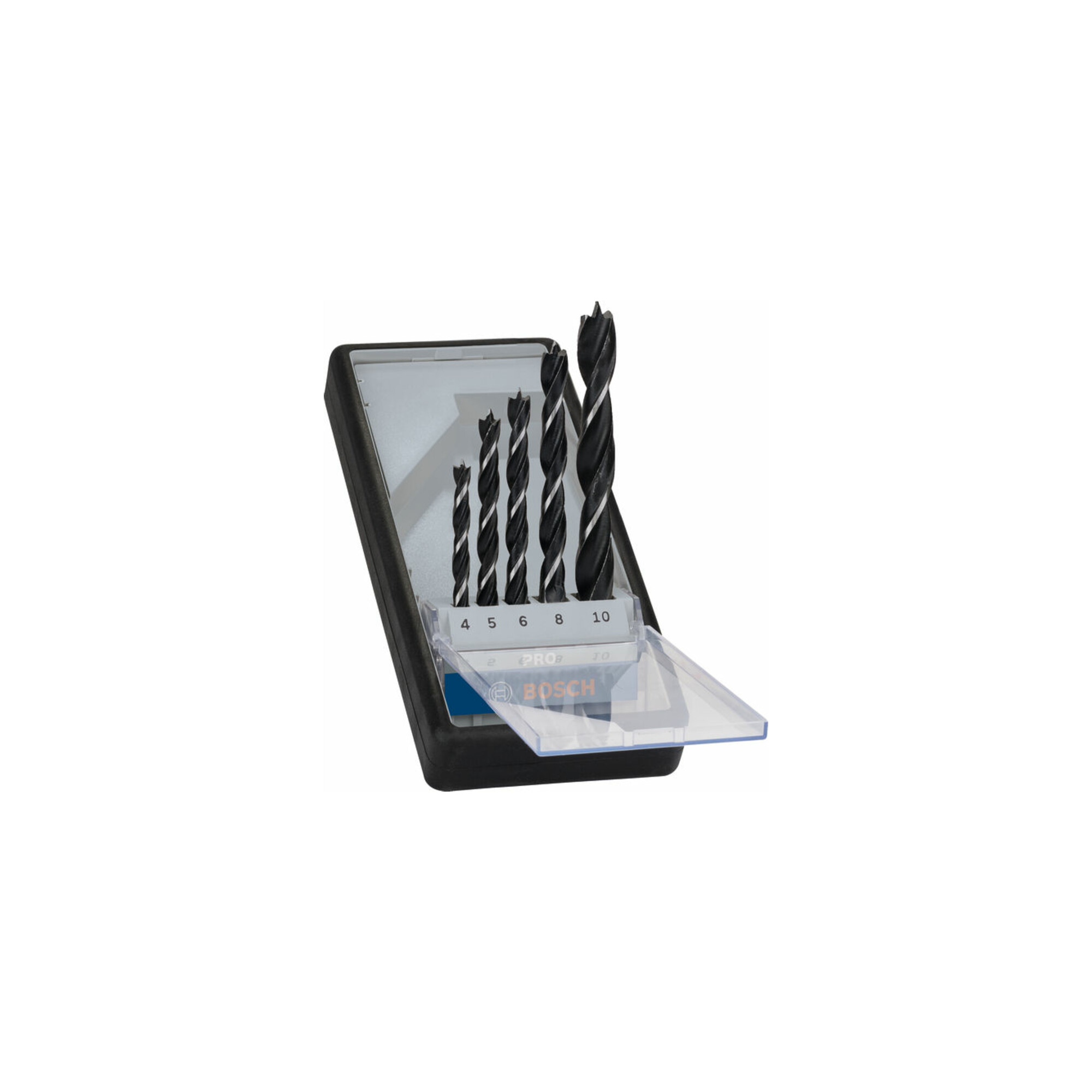 Bosch Holzspiralbohrer-Set Robust Line 5-teilig 4 - 10 mm