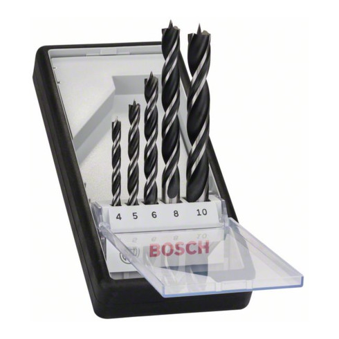 Bosch Holzspiralbohrer-Set Robust Line 5-teilig 4 - 10 mm