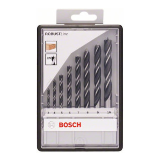 Bosch Holzspiralbohrer-Set Robust Line 8-teilig 3 - 10 mm