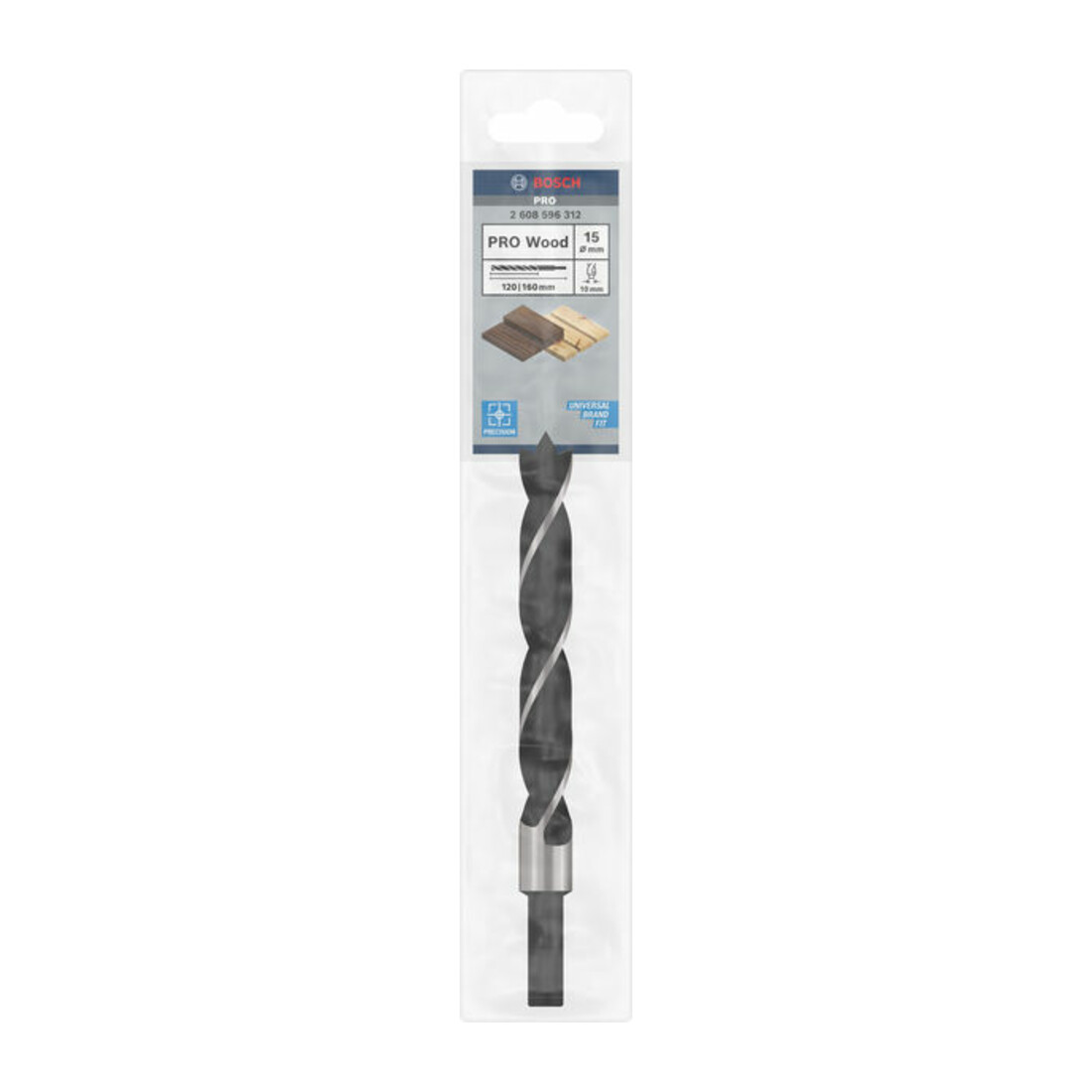 Bosch Holzspiralbohrer Standard 15 x 100 x 160 mm d 10 mm