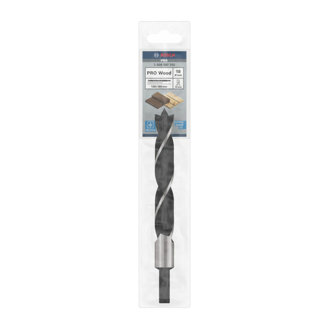 Bosch Holzspiralbohrer Standard 18 x 130 x 180 mm d 10 mm