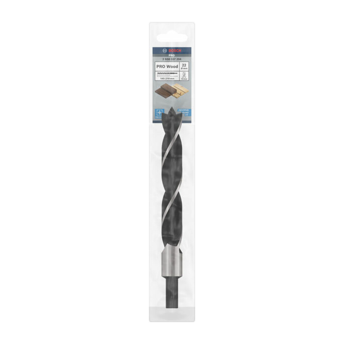 Bosch Holzspiralbohrer Standard 22 x 140 x 210 mm d 13 mm