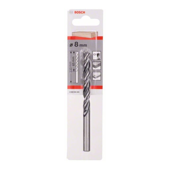 Bosch Holzspiralbohrer Standard 8 x 75 x 117 mm d 8 mm