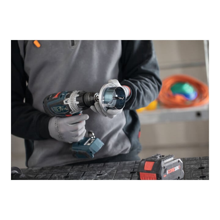 Bosch Hout- en gipsplaat gatenzaagset met opzethouder, 46/53/60/67/74/81 x 31 mm
