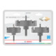 Bosch Hout- en gipsplaat gatenzaagset met opzethouder + centreerboor, 68/86/100x27mm