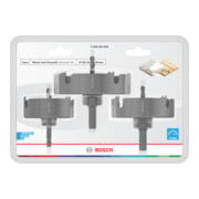 Bosch Hout- en gipsplaat gatenzaagset met opzethouder + centreerboor, 68/86/100x27mm-2