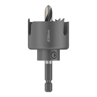 Bosch Hout- en gipsplaatgatzaag met opzethouder, 38 x 27 mm