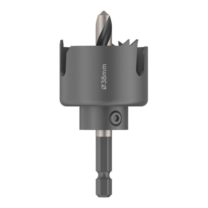 Bosch Hout- en gipsplaatgatzaag met opzethouder, 38 x 27 mm