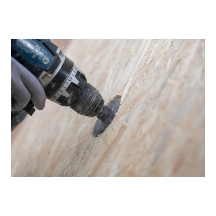 Bosch Hout- en gipsplaatgatzaag met opzethouder, 48 x 27 mm