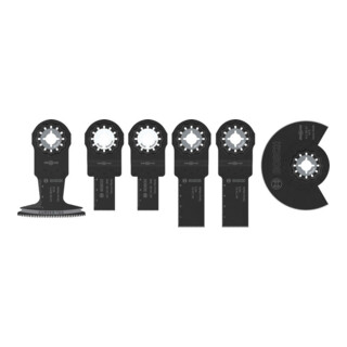 Bosch Hout- en zachtmetaalbladset voor oscillerende multitools, 6-dlg.