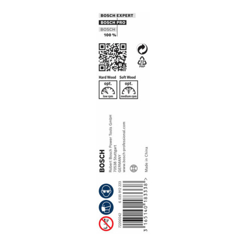 Bosch houtboor zeskant 10 x 170 x 235 mm d 6,35 mm
