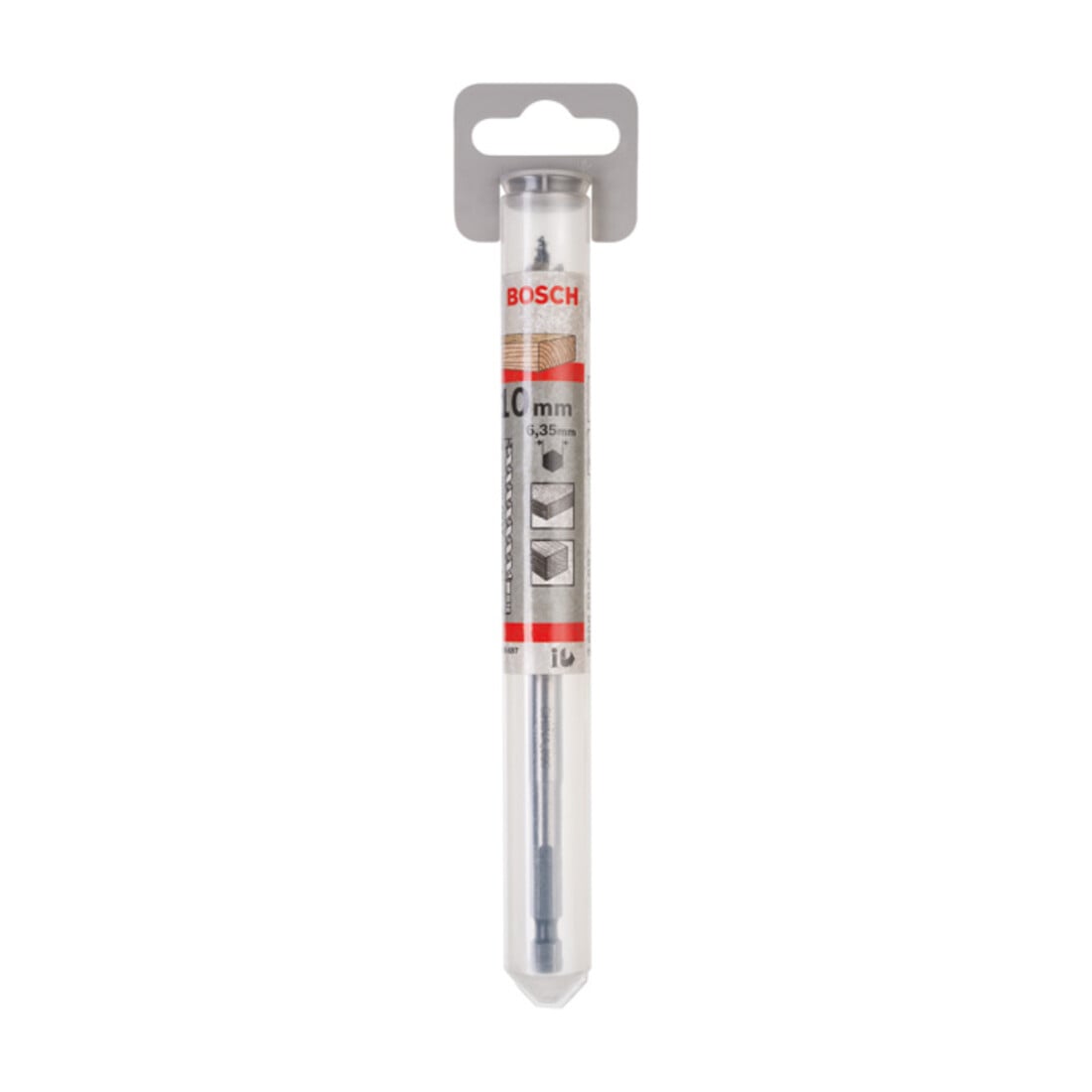 Bosch houtboor zeskant 10 x 95 x 160 mm d 6,35 mm