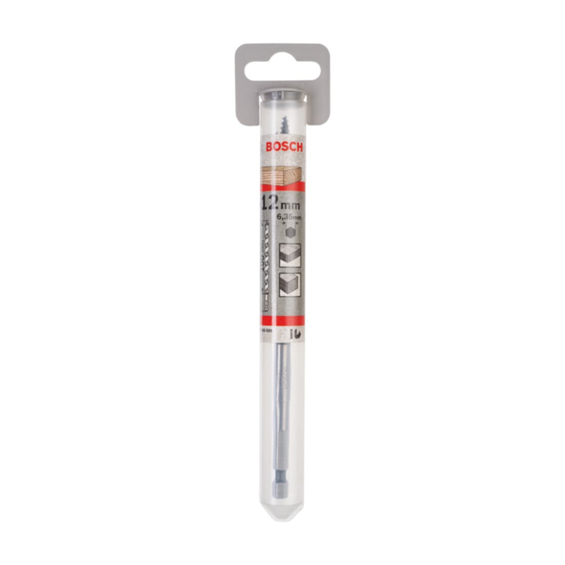 Bosch houtboor zeskant 12 x 95 x 160 mm d 6,35 mm