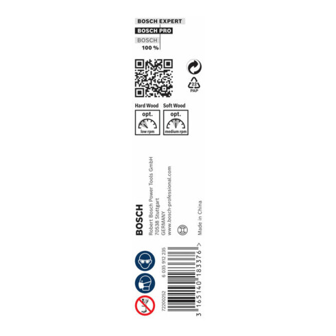 Bosch houtboor zeskant 14 x 170 x 235 mm d 11,1 mm