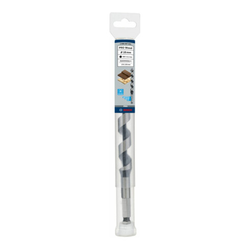 Bosch houtboor zeskant 18 x 170 x 235 mm d 11,1 mm