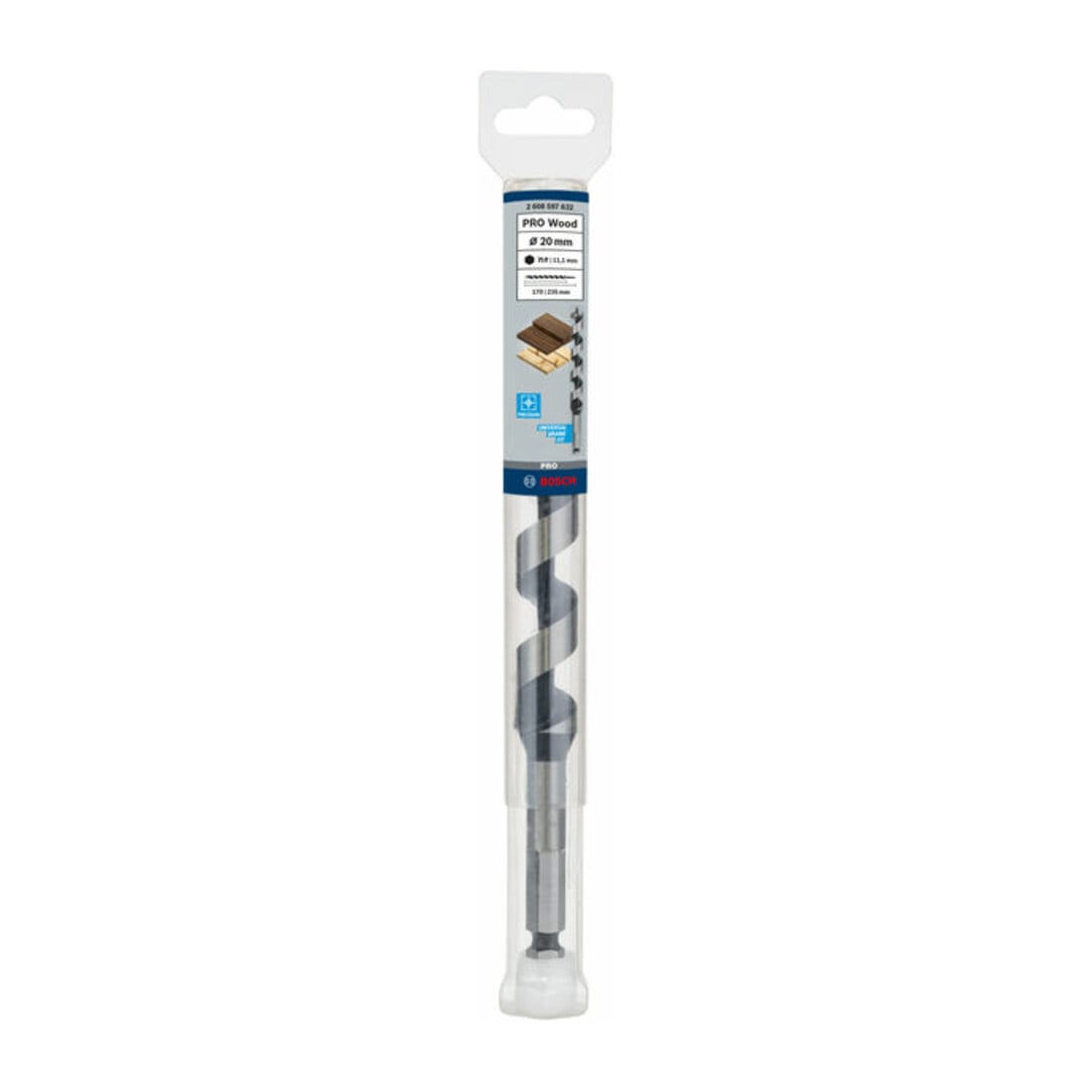 Bosch houtboor zeskant 20 x 170 x 235 mm d 11,1 mm