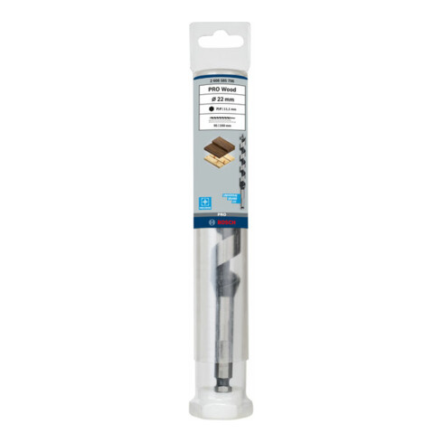 Bosch houtboor zeskant 22 x 95 x 160 mm d 11,1 mm