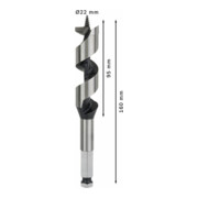 Bosch houtboor zeskant 22 x 95 x 160 mm d 11,1 mm-5