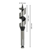 Bosch houtboor zeskant 25 x 100 x 160 mm d 11,1 mm-5