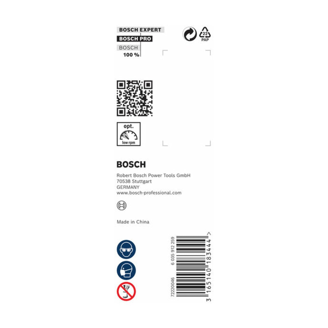 Bosch houtboor zeskant 25 x 170 x 235 mm d 11,1 mm