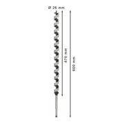 Bosch houtboor zeskant 26 x 470 x 600 mm d 11,1 mm-4