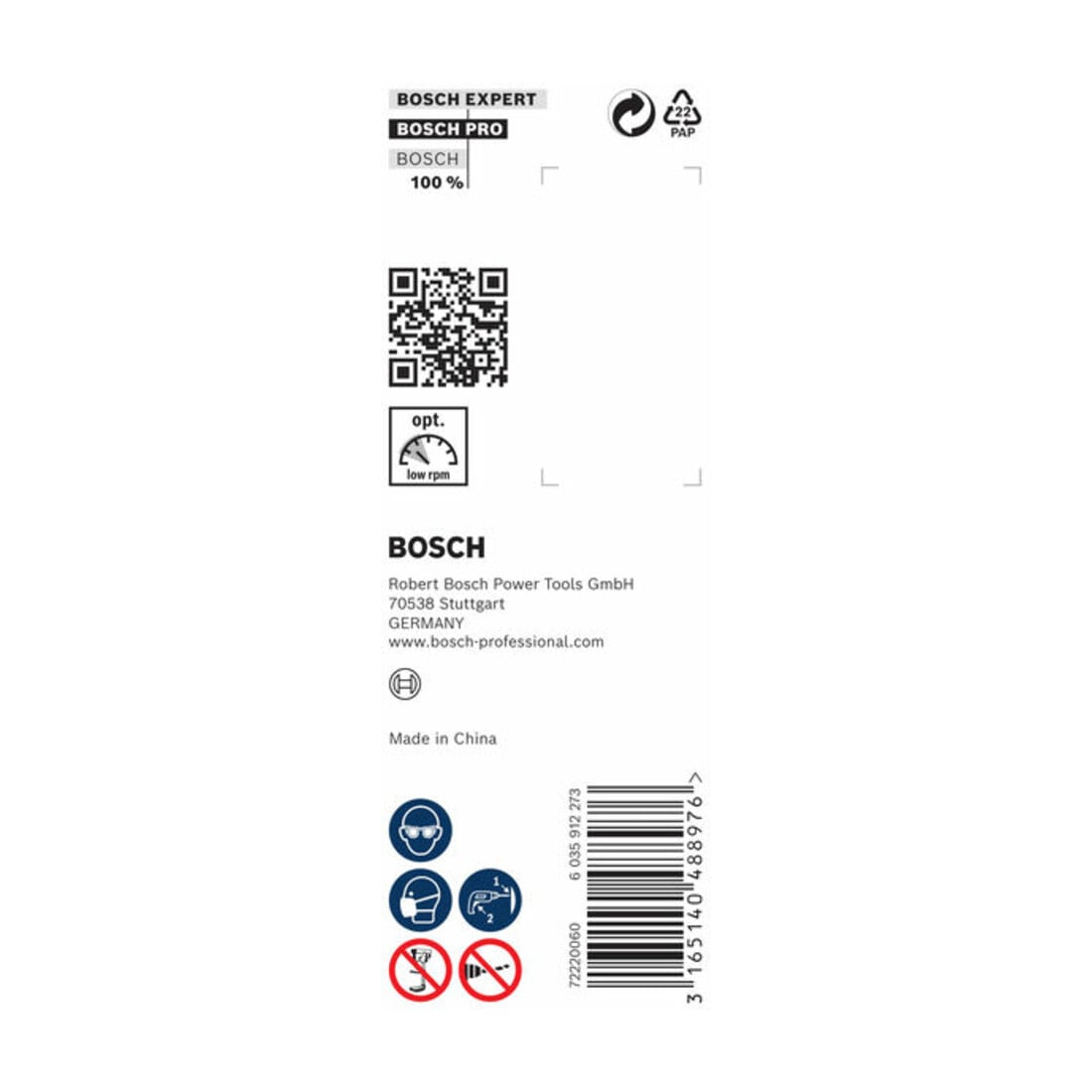Bosch houtboor zeskant 32 x 470 x 600 mm d 11,1 mm