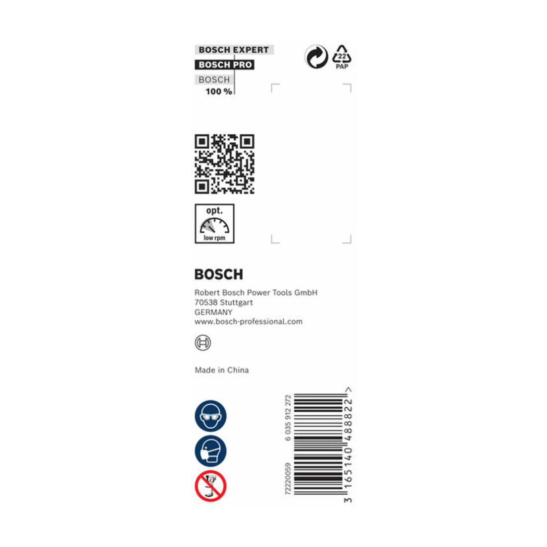 Bosch houtboor zeskant 32 x 95 x 160 mm d 11,1 mm