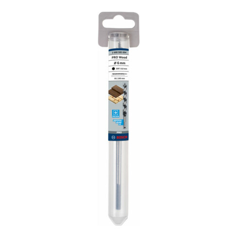 Bosch houtboor zeskant 6 x 95 x 160 mm d 4,8 mm